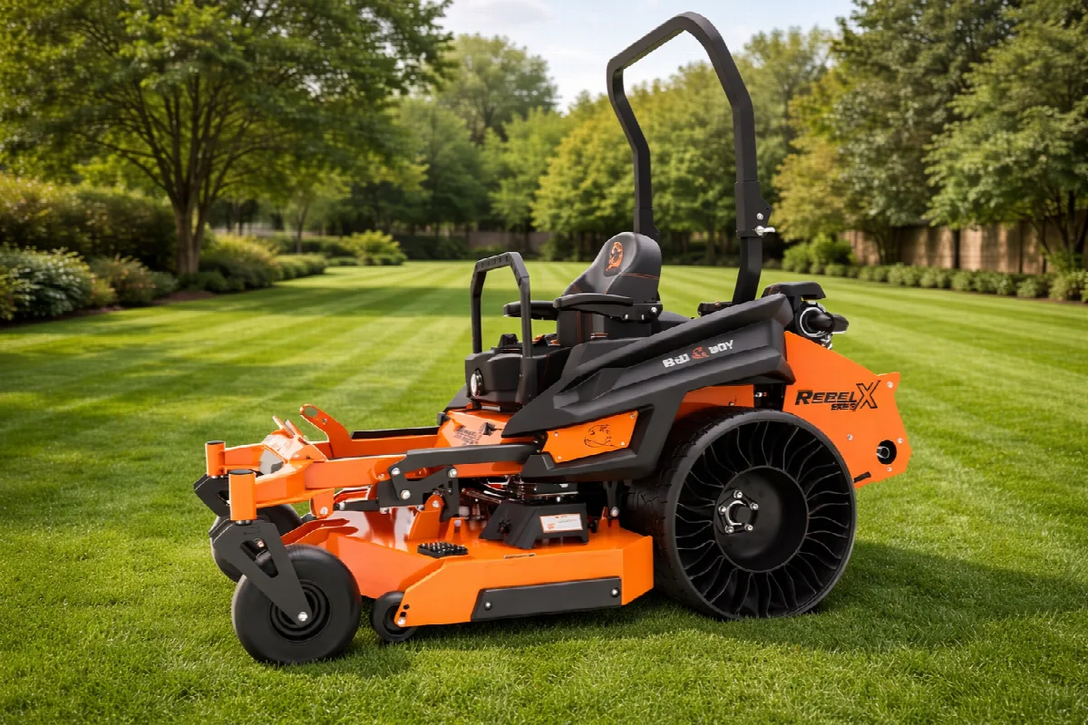 Bad Boy Mowers Rebel X 61" Zero Turn Mower Kawasaki 38.5HP EFI With Tweels