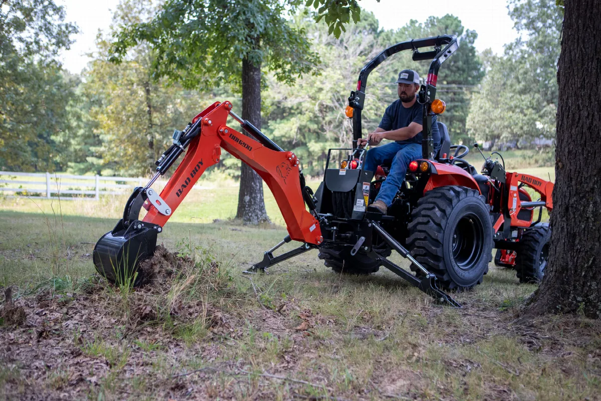 Bad Boy 3026 Bad Boy Tractor With Loader And Backhoe BB3026HILB 25HP 3 Cylinder Diesel