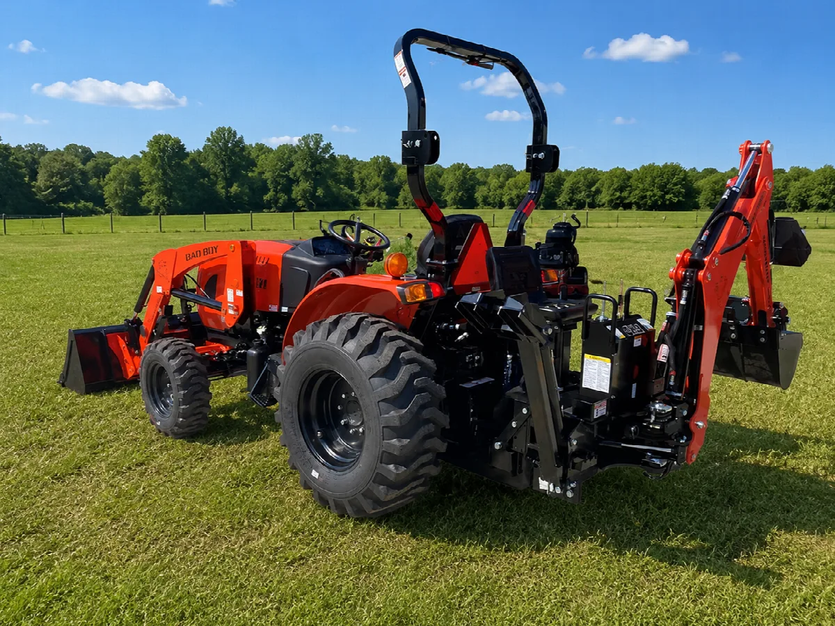 Bad Boy 4025 Bad Boy Tractor With Back Hoe And Loader BB4025HILB 25HP 3 Cylinder Diesel