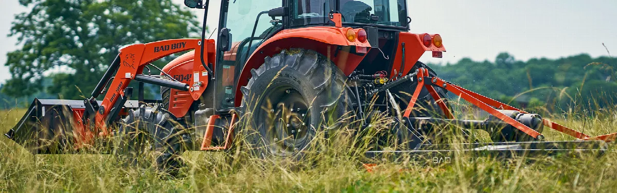Bad Boy 5045H 48HP Compact Utility Tractor with Loader and Agricultural Tires